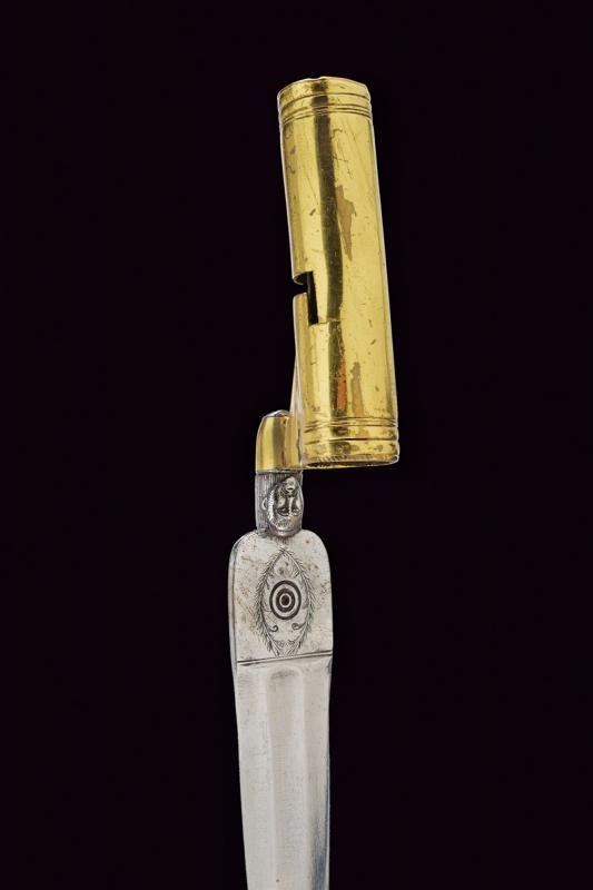 Baionetta da caccia a manicotto, Italia meridionale, lunghezza 31.8 cm