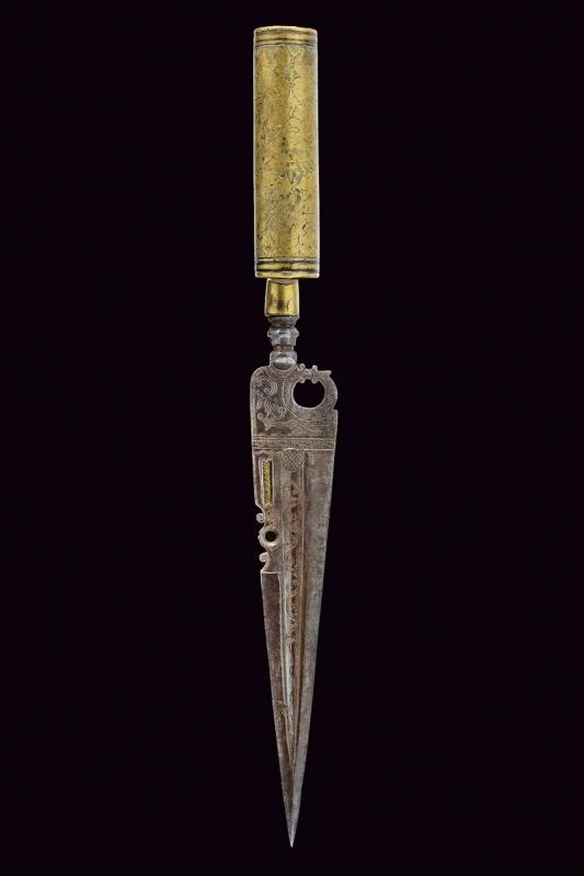 Baionetta da caccia a manicotto, Italia meridionale, lunghezza 32.3 cm