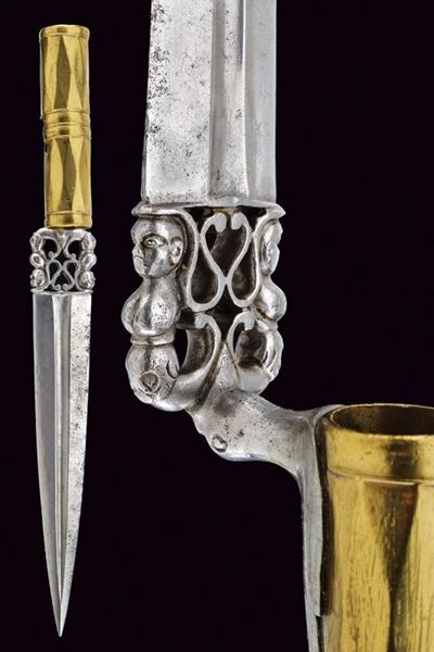 Baionetta da caccia a manicotto, Italia Meridionale, lunghezza 34.4 cm