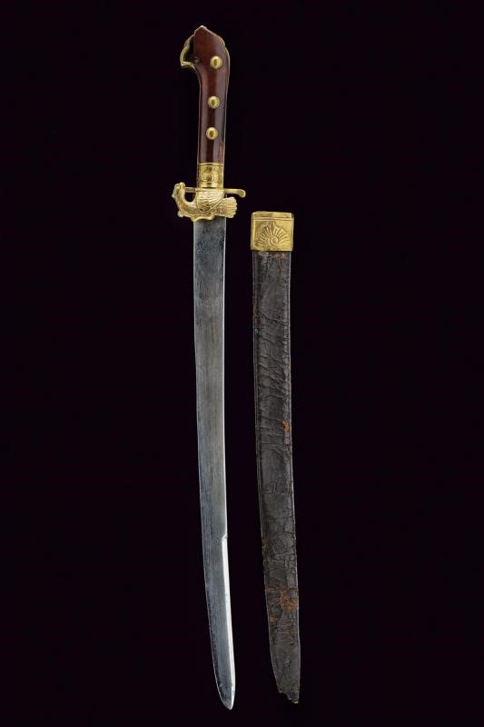 Paloscio da caccia, tecnica Presburgo, lunghezza 51.2 cm