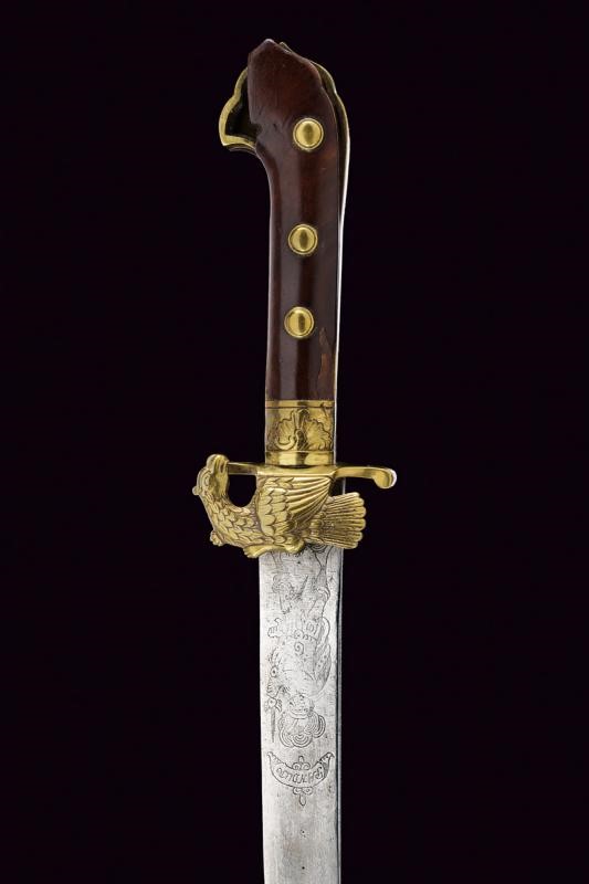 Paloscio da caccia, tecnica Presburgo, lunghezza 51.2 cm