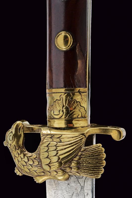 Paloscio da caccia, tecnica Presburgo, lunghezza 51.2 cm