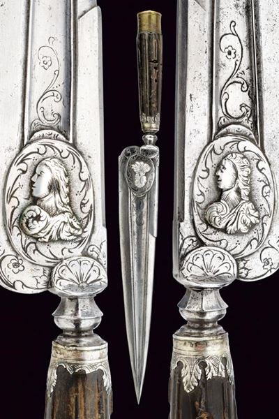 Pugnale da caccia, Napoli, lunghezza 40.2 cm