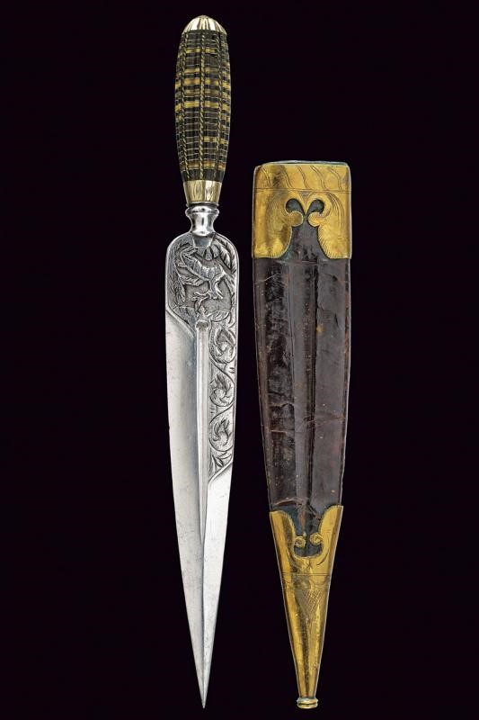Pugnale da caccia, Italia meridionale, lunghezza 35.5 cm