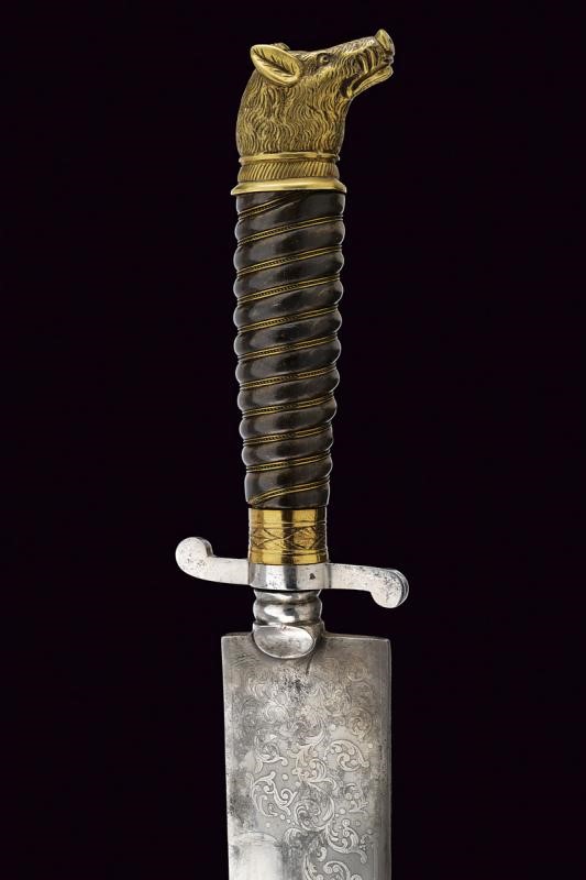 Coltella da caccia, Italia meridionale, lunghezza 51.2 cm