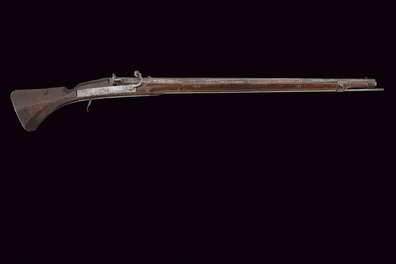 Fucile a miccia italiano, lunghezza 129 cm