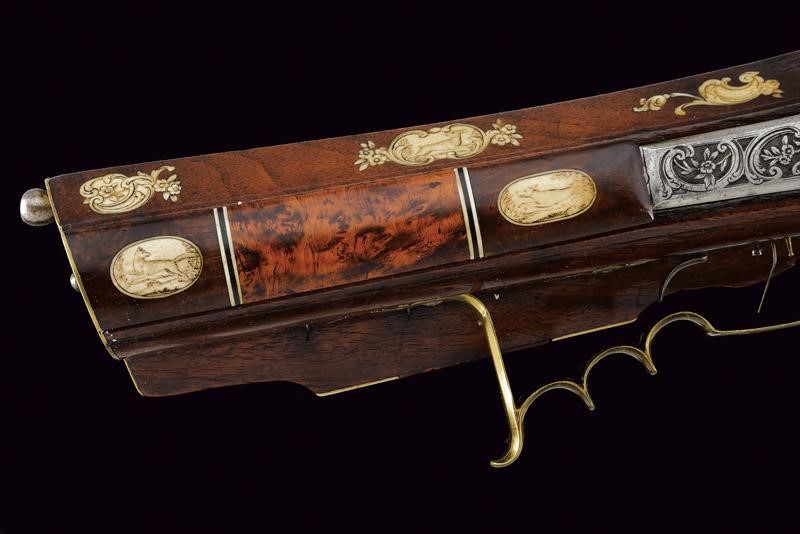 Heinrich Anton Dotzauer, Fucile a pietra focaia, Austria, lunghezza 106 cm