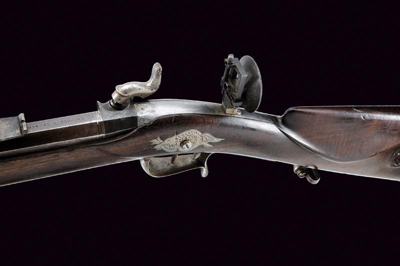 Manzoni, Carabina federale Mod. 1851 con baionetta, lunghezza 127.5 cm.