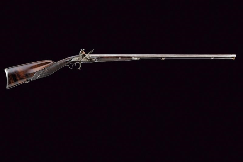 Buchet, Doppietta a pietra focaia, Francia, cal. 15 mm, lunghezza 131.5 cm