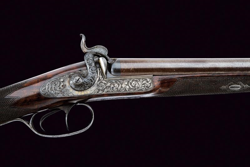 Lepage Frères, Bella doppietta a luminello, Parigi, lunghezza 120 cm