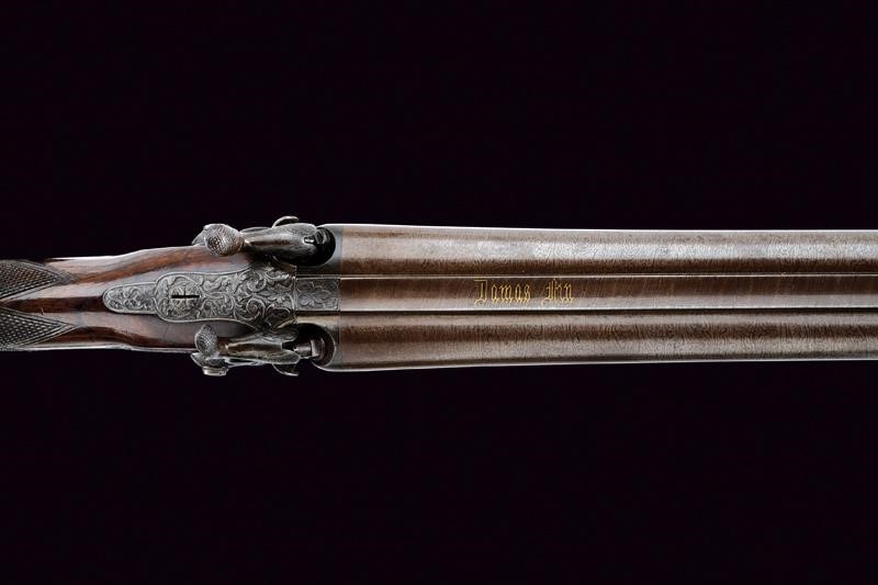 Lepage Frères, Bella doppietta a luminello, Parigi, lunghezza 120 cm