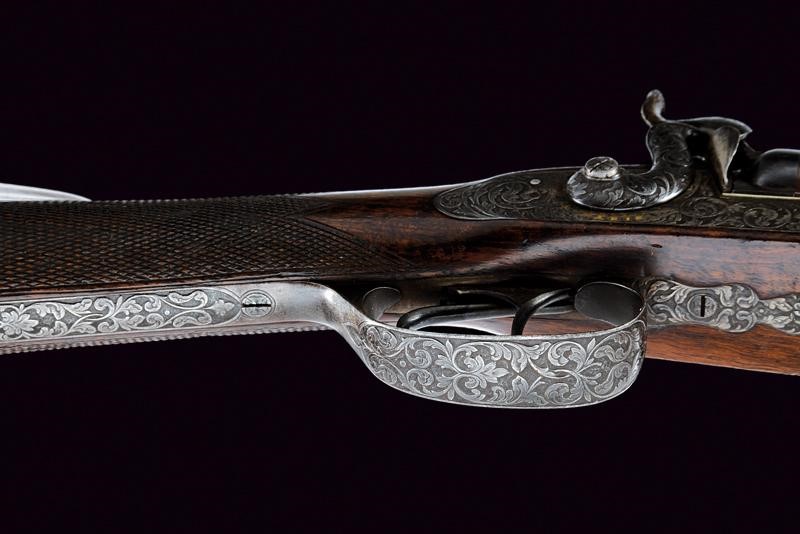 Lepage Frères, Bella doppietta a luminello, Parigi, lunghezza 120 cm