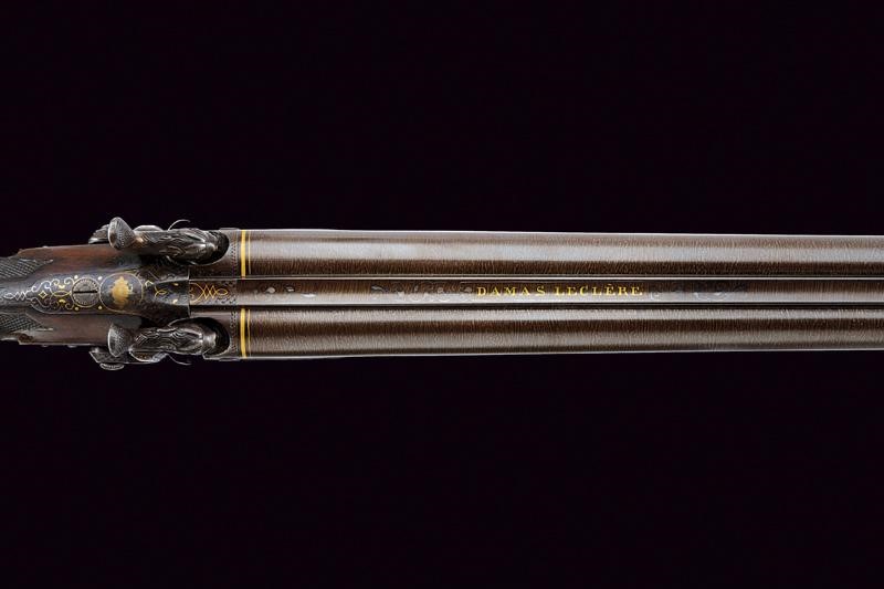 Doppietta a luminello, Belgio, lunghezza 115 cm, firma DAMAS LECLERE