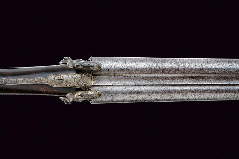 Lefaucheux, Doppietta a spillo, Francia, cal. 12, lunghezza 116.8 cm