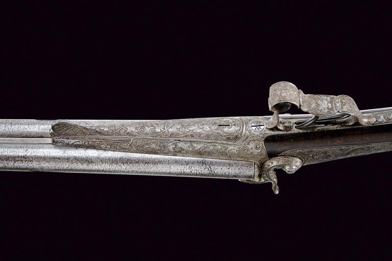 Lefaucheux, Doppietta a spillo, Francia, cal. 12, lunghezza 116.8 cm