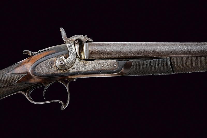 Doppietta a spillo, cal. 17 mm, firmata Liverani e Manifattura Italiana