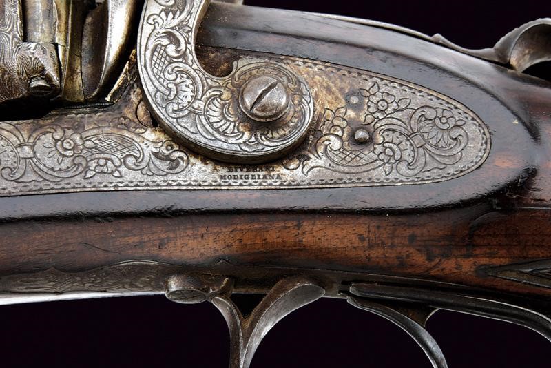 Doppietta a spillo, cal. 17 mm, firmata Liverani e Manifattura Italiana