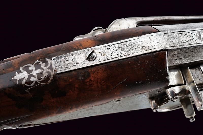 Pistola a ruota incisa, Brescia, lunghezza 45 cm, calibro 14 mm