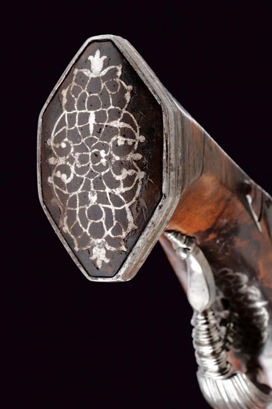 Pistola a ruota incisa, Brescia, lunghezza 45 cm, calibro 14 mm