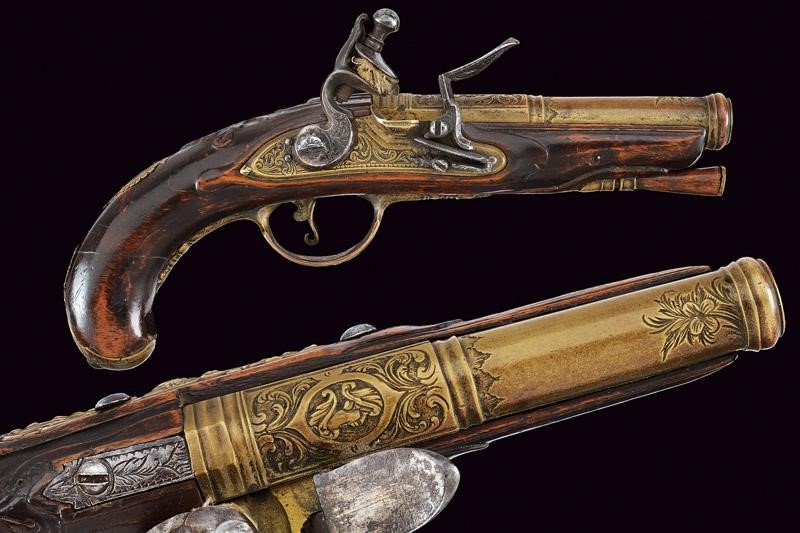 A naval flintlock pistol | Fine Antique Arms and Militaria from around ...
