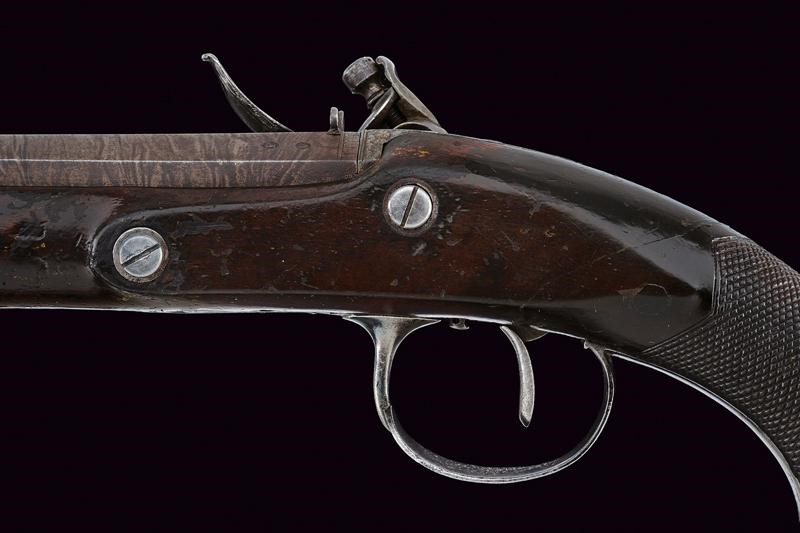 J. Probin, Pistola a pietra focaia, Inghilterra, lunghezza 38.5 cm
