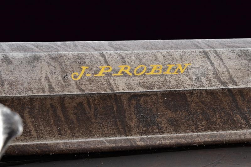 J. Probin, Pistola a pietra focaia, Inghilterra, lunghezza 38.5 cm