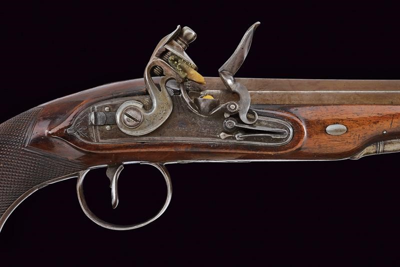 Simpson, Pistola a pietra focaia con cassa in legno