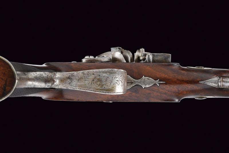 E. C. Storm, Pistola a pietra focaia, lunghezza 37.5 cm