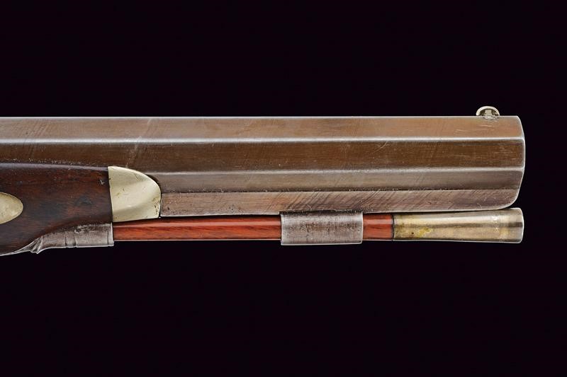 E. C. Storm, Pistola a pietra focaia, lunghezza 37.5 cm
