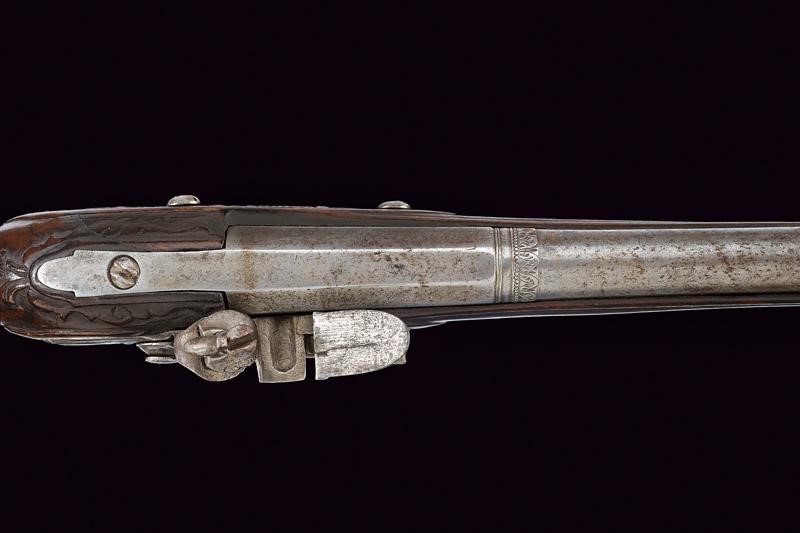 Palarini, Pistola a pietra focaia, Brescia, lunghezza 30.5 cm