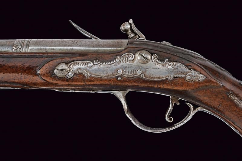 Palarini, Pistola a pietra focaia, Brescia, lunghezza 30.5 cm