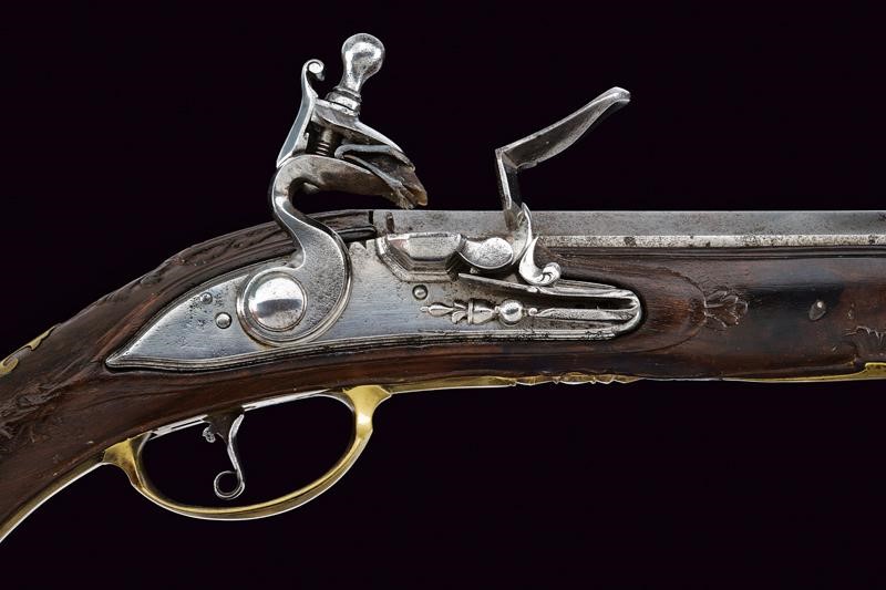 Pistola a pietra focaia, Pistoia, lunghezza 42 cm