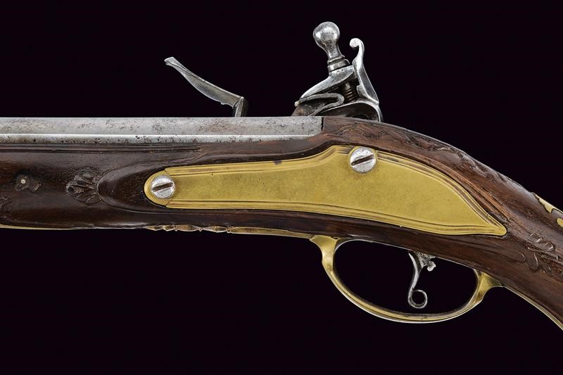 Pistola a pietra focaia, Pistoia, lunghezza 42 cm