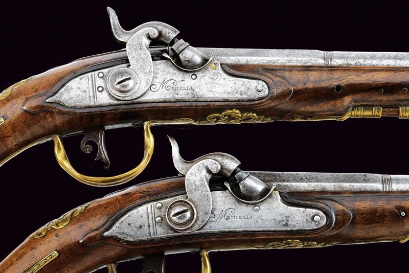 Minelli, Paio di pistole ridotte a luminello, Brescia