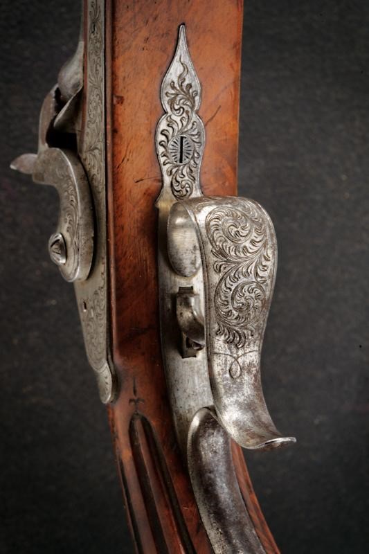 Paio di pistole a luminello da tiro, Belgio, lunghezza 41.3 cm