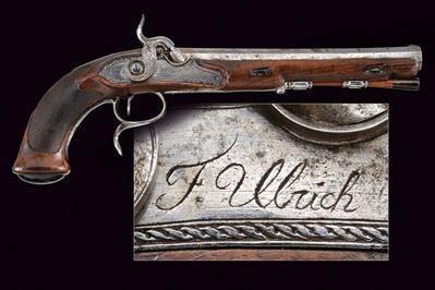 F. Ulrich in Oberndorf, Pistola a luminello da tiro, cal. 11.6 mm