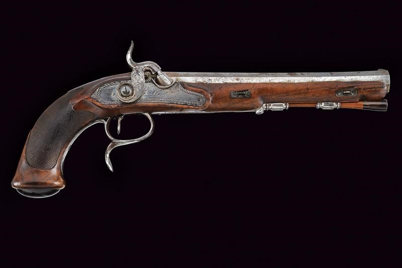 F. Ulrich in Oberndorf, Pistola a luminello da tiro, cal. 11.6 mm