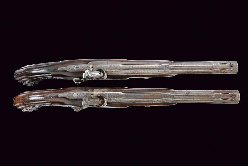 Pistole a luminello da tiro, Francia, cal. 11.4 mm, lunghezza 39.5 cm