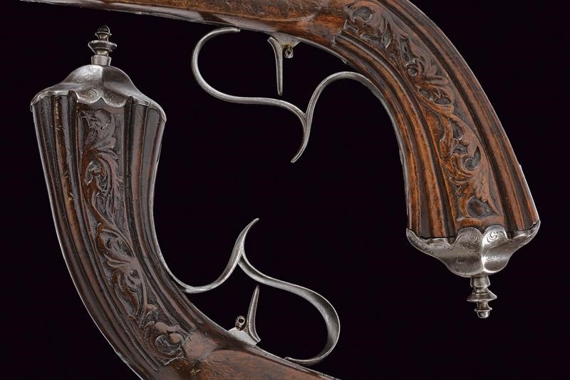 Pistole a luminello da tiro, Francia, cal. 11.4 mm, lunghezza 39.5 cm
