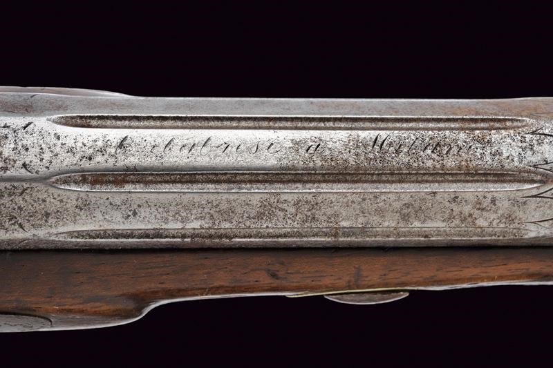 Pistole a luminello da tiro, Francia, cal. 11.4 mm, lunghezza 39.5 cm