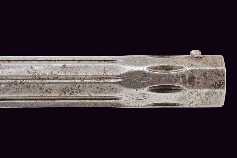 Pistole a luminello da tiro, Francia, cal. 11.4 mm, lunghezza 39.5 cm
