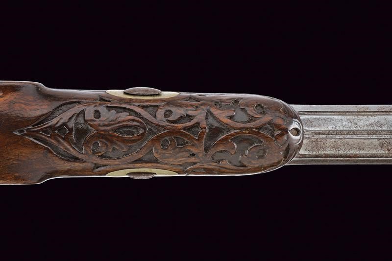 Pistole a luminello da tiro, Francia, cal. 11.4 mm, lunghezza 39.5 cm
