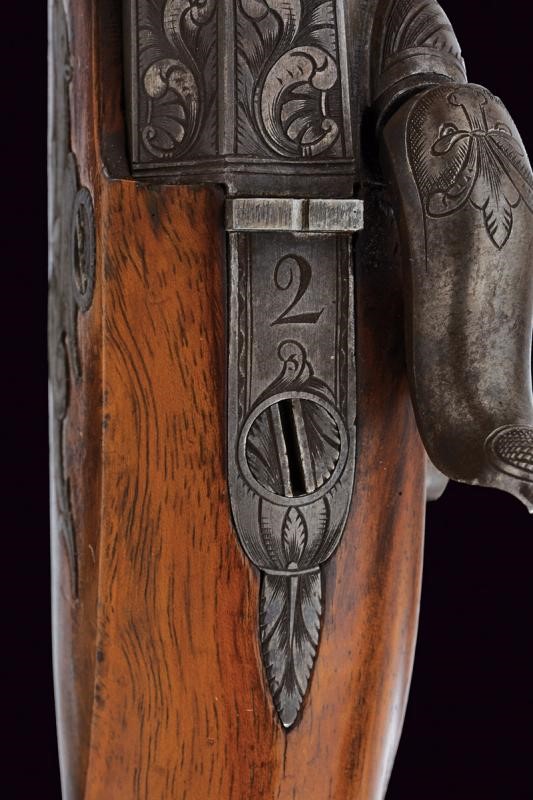 J. Stöhr, Pistola da tiro a luminello, Carlsbad, tecnica Baden