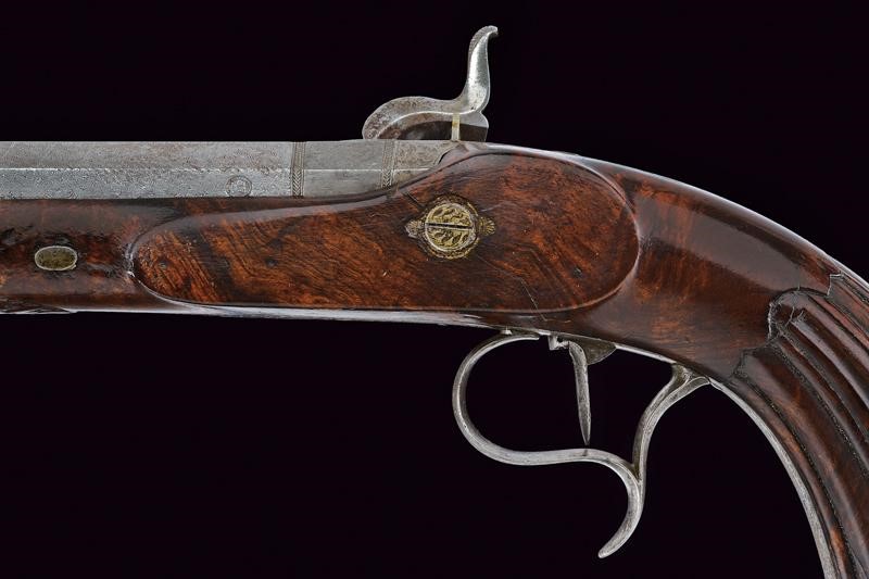Lepage, Pistola a luminello da tiro, Parigi, lunghezza 43 cm