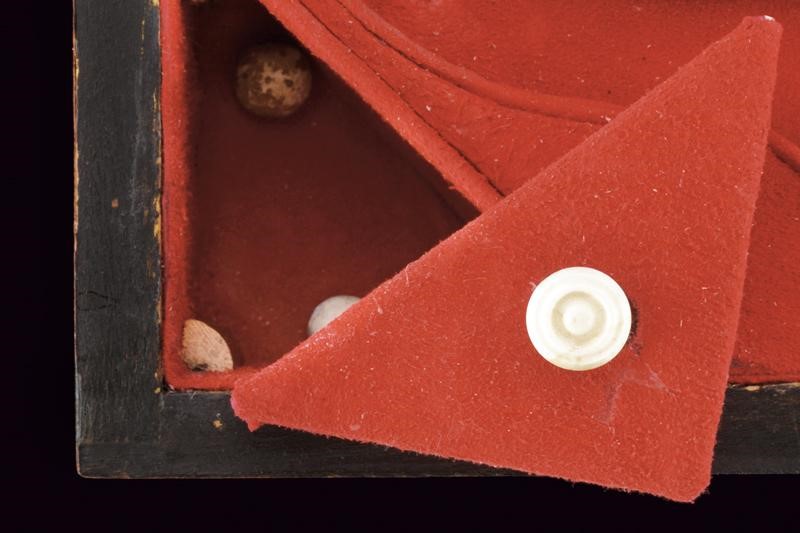 Paio di mazzagatti a luminello in cassetta, Francia, lunghezza 15.5 cm