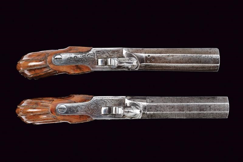 Paio di Mazzagatti a Luminello in Cassetta, Francia, cal. 11.5 mm, lunghezza 18.5 cm