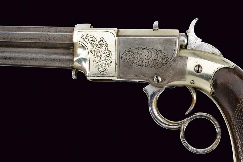 Venditti & C.I. Lancusi, Rara pistola a leva, cal. 9 mm, Italia