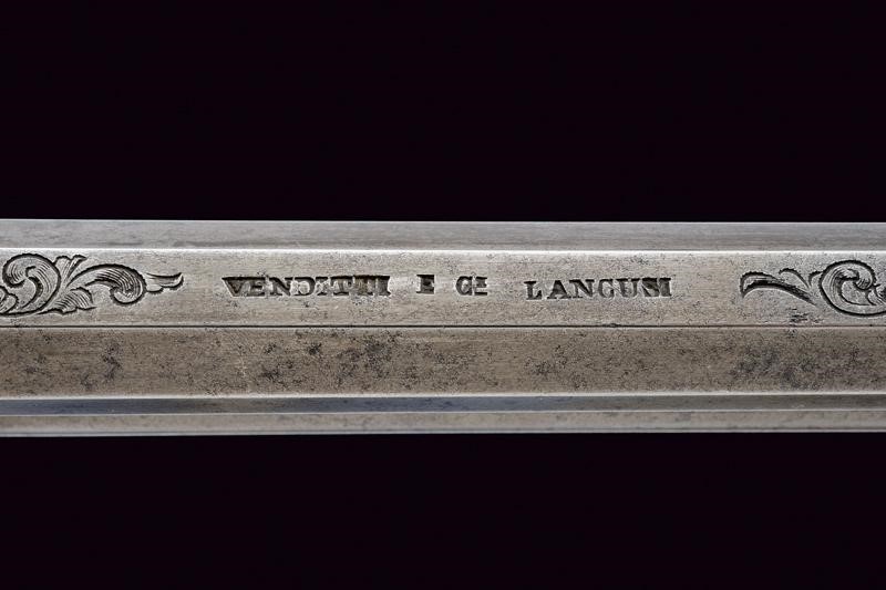 Venditti & C.I. Lancusi, Rara pistola a leva, cal. 9 mm, Italia