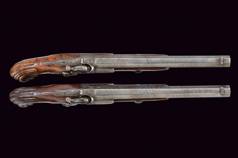 Europa, Paio di pistole a luminello, lunghezza 41 cm