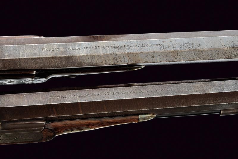 Henry Tatham, Paio di pistole a luminello da tiro, Londra